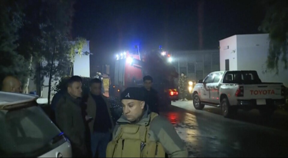 Fire mennesker ble drept i de iranske rakettangrepene mot mål i Arbil i Nord-Irak natt til tirsdag. Fire mennesker ble drept i de iranske rakettangrepene mot mål i Arbil i Nord-Irak natt til tirsdag. Foto: Rudaw TV / AP / NTB