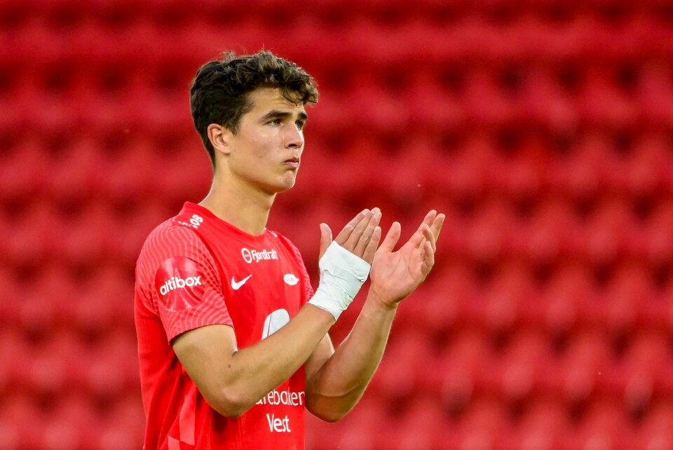 Branns Filip Delaveris er utlånt til Sandnes Ulf. Filip Delaveris blir Sandnes Ulf-spiller ut året. Foto: Marit Hommedal / NTB