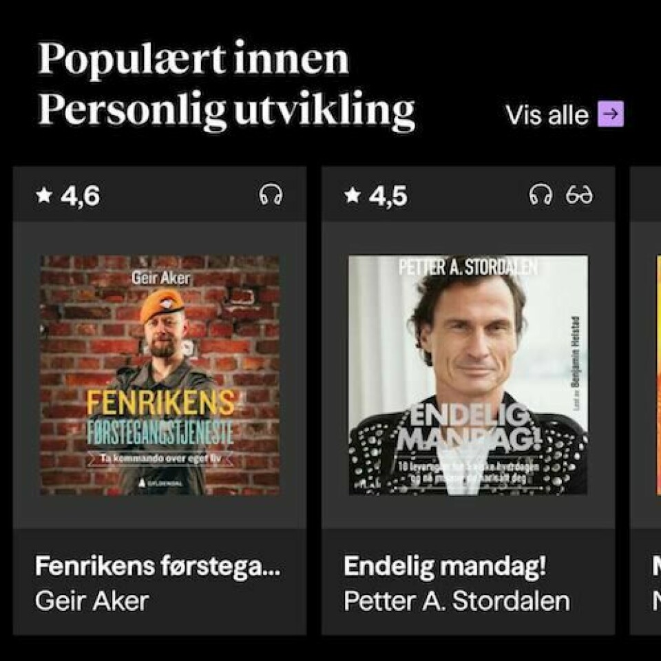 Lydbok app: 6 Apper i test - Hvilken er best? Bookbeat app.