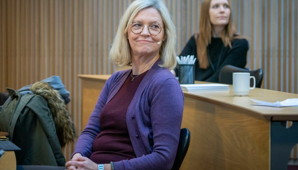 - Vi pleier ikke å forskuttere eller spekulere i resultatene på forhånd, sier direktør for arbeidsliv i NHO, Nina Melsom. Arbeidslivsdirektør Nina Melsom i NHO på pressemøtet om det kommende lønnsoppgjøret fredag. Hun sier det må forhandles mest mulig lokalt fordi situasjonen er ulik for ulike bransjer. Foto: Ole Berg-Rusten / NTB