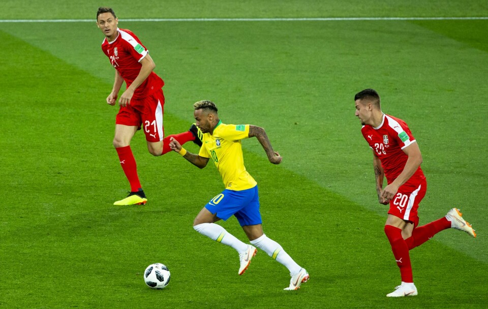Neymar for Brasil under fotball-VM i 2018. Neymar for Brasil under fotball-VM i 2018. oto: Svein Ove Ekornesvåg / NTB