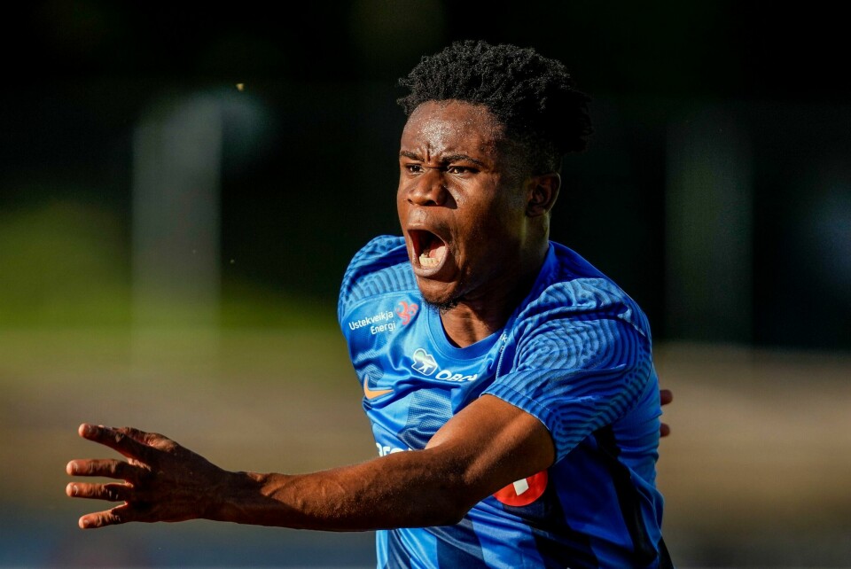 Gift Orbans overgang til Lyon betyr penger i kassa for gamleklubben Stabæk. Gift Emmanuel Orban har skrevet under på en langtidsavtale med Stabæk. Foto: Beate Oma Dahle / NTB