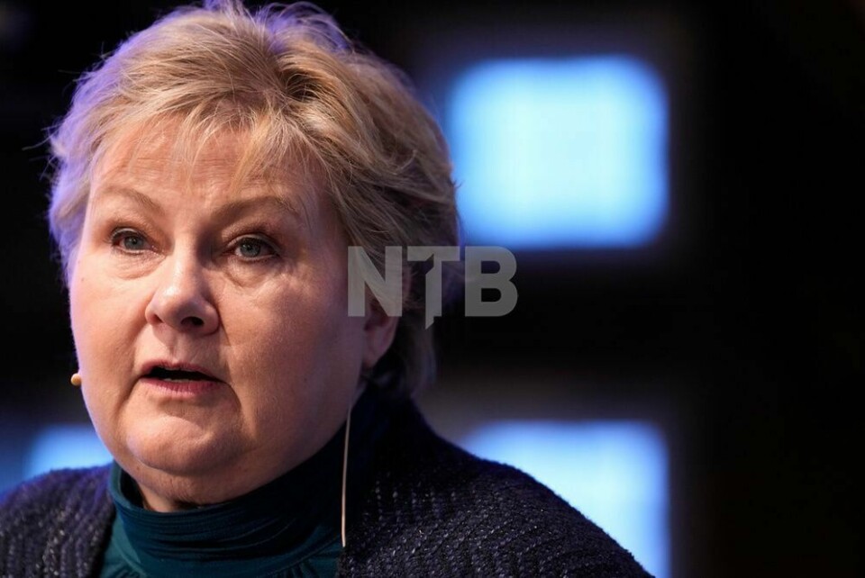 Høyre-leder Erna Solberg. Høyre-leder Erna Solberg.