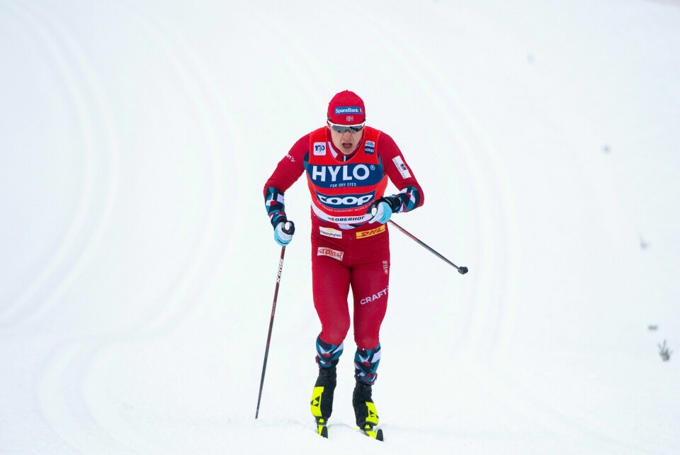 Erik Valnes var raskest av alle i Oberhof fredag. Erik Valnes var raskest av alle i Oberhof fredag.