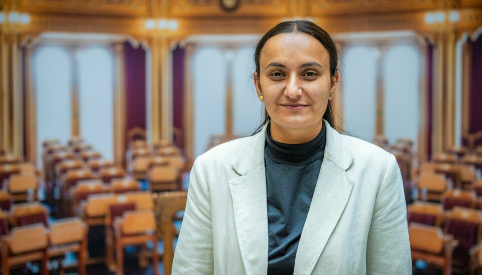 Seher Aydar (R). Seher Aydar er Rødts medlem i kontroll- og konstitusjonskomiteen. Foto: Ole Berg-Rusten / NTB