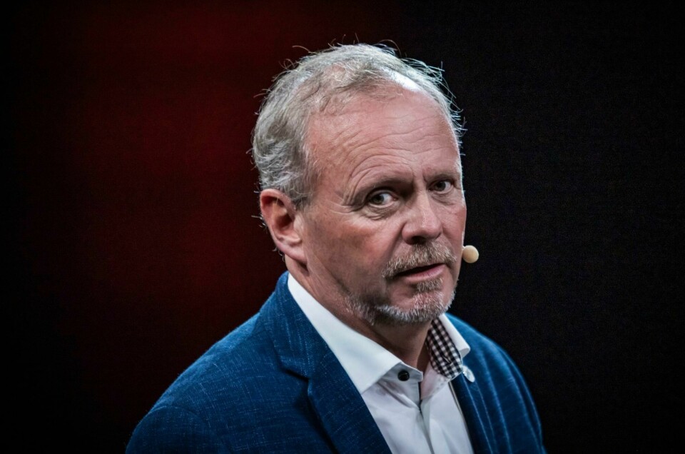 Owe Ingemann Waltherzøe, leder i Industri- og Næringspartiet (INP). Owe Ingemann Waltherzøe, leder i Industri- og Næringspartiet (INP).