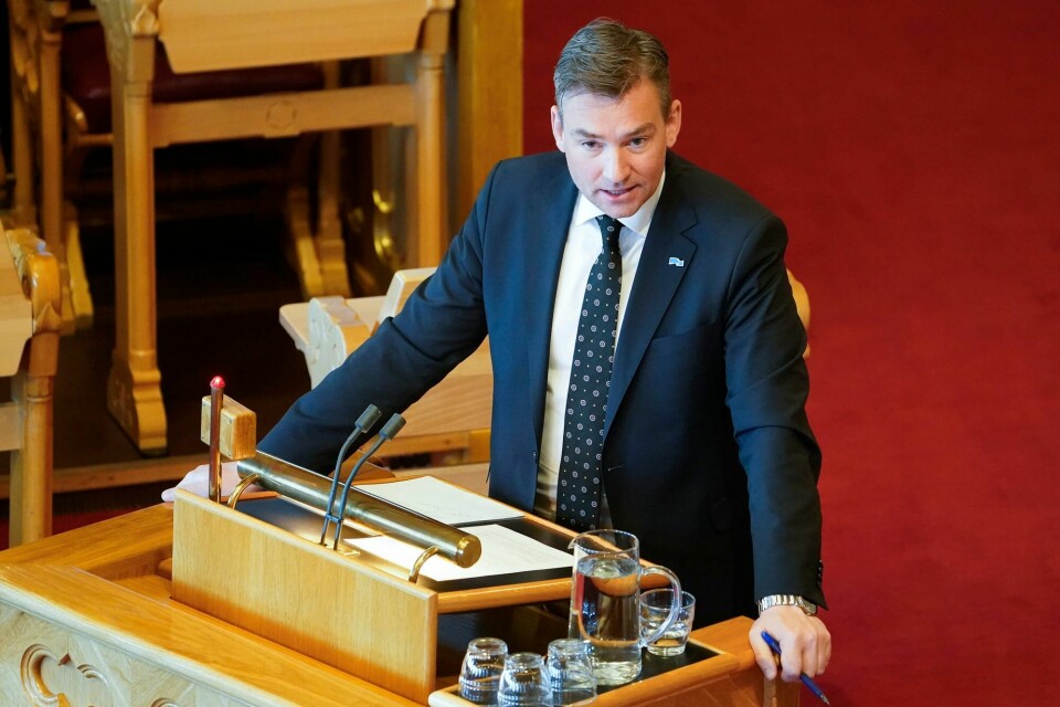 Høyres første nestleder og leder av partiets programkomité, Henrik Asheim. Høyres første nestleder og leder av partiets programkomité, Henrik Asheim.