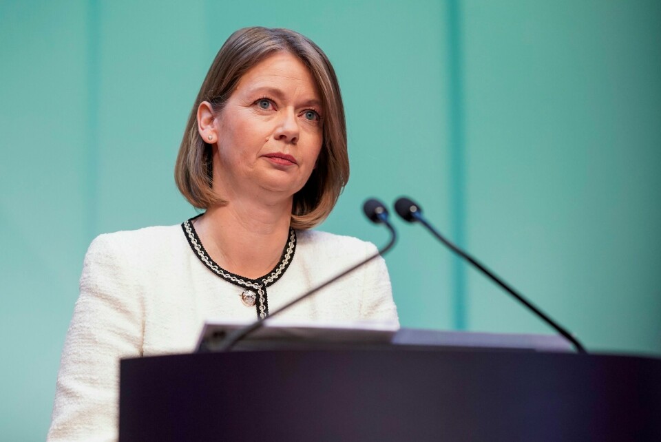 Sentralbanksjef Ida Wolden Bache. Rentehevingen som sentralbanksjef Ida Wolden Bache kunngjorde torsdag var overraskende, til tross for at den var varslet. Foto: Cornelius Poppe / NTB