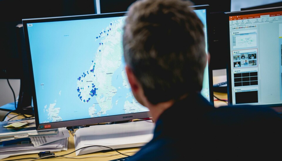 Kripos holder oversikt over brukere av overgrepsmateriale i Norge på et kart, men det er et arbeid som oppleves som overveldende for politiet. Kripos holder oversikt over brukere av overgrepsmateriale i Norge på et kart, men det er et arbeid som oppleves som overveldende for politiet. Foto: Stian Lysberg Solum / NTB