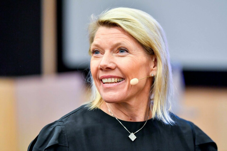 DNB-sjef Kjerstin Braathen. DNB-sjef Kjerstin Braathen, her fra 2023.