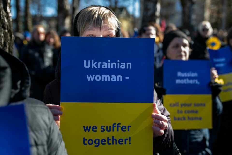 I Ukraina ble det i fjor meldt om kvinner som ikke bare er livredde når deres menn ble sendt til fronten, men som også var livredde når de kom hjem igjen, skriver Linn Stalsberg. .