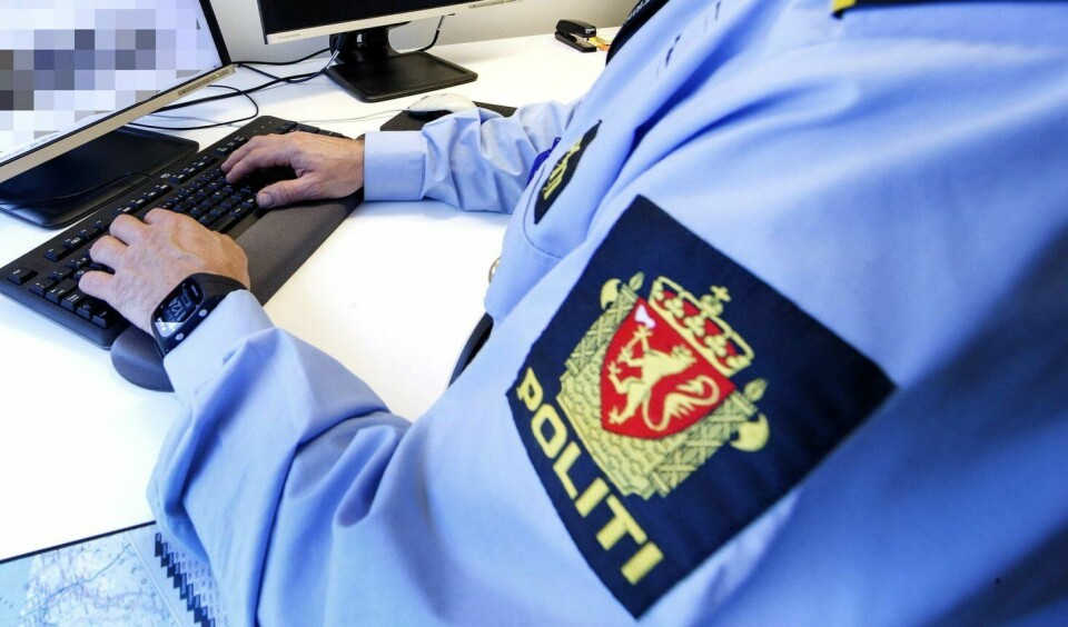 Illustrasjonsfoto. Politiet i arbeid.SKI, Norway 20161026. Politiet i arbeid. Datakriminalitet. Modellklarert til redaksjonell bruk. Foto: Gorm Kallestad / NTB