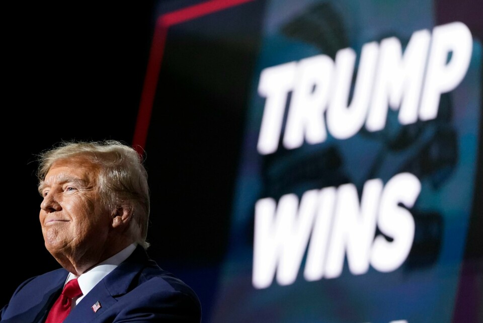 Det meste tyder på at Donald Trump vinner nominasjonskampen og blir Republikanernes presidentkandidat. I siste kvartal samlet valgkampen hans inn nesten 200 millioner kroner. Det meste tyder på at Donald Trump vinner nominasjonskampen og blir Republikanernes presidentkandidat. I siste kvartal samlet valgkampen hans inn nesten 200 millioner kroner. Arkivfoto: Andrew Harnik / AP / NTB