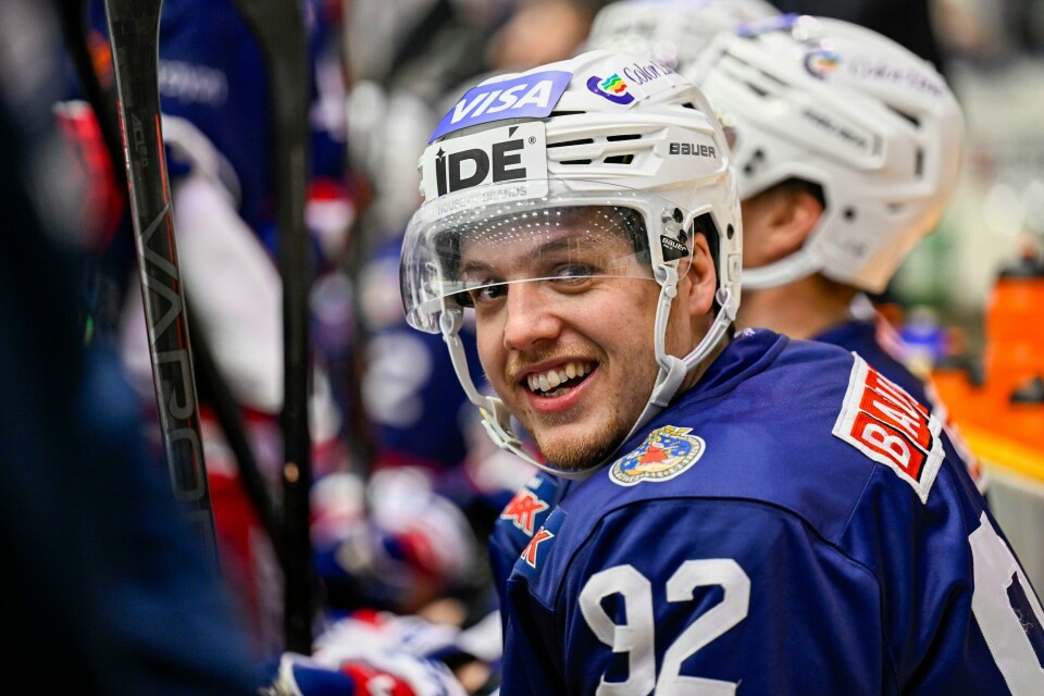 Alex Dostie ble tomålsscorer da Vålerenga slo Stavanger Oilers 3-2 på bortebane. Alex Dostie ble tomålsscorer da Vålerenga slo Stavanger Oilers 3-2 på bortebane. Foto: Carina Johansen / NTB
