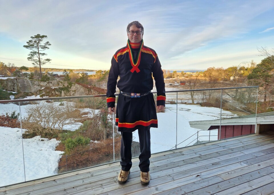 Trond Kvernmo er same fra Hedmarken, bosatt i Engelsviken i Fredrikstad. 6. februar markerer han stolt samenes nasjonaldag. Trond Kvernmo er same fra Hedmarken, bosatt i Engelsviken i Fredrikstad. 6. februar markerer han stolt samenes nasjonaldag.