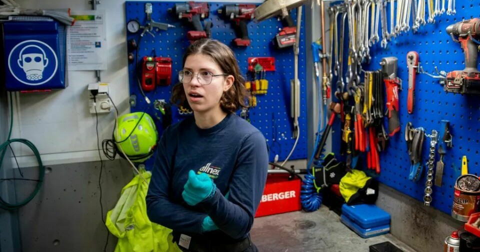 Alberte Tennøe Bekkhus håper ungdom følger magefølelsen og ikke samfunnsnormene når de nå skal søke videregående opplæring. Alberte Tennøe Bekkhus håper ungdom følger magefølelsen og ikke samfunnsnormene når de nå skal søke videregående opplæring.Foto: Petter Pettersen/Magasinet Industri Energi