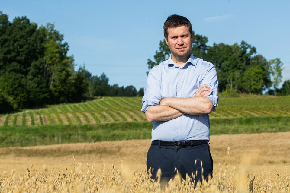 Landbruks - og matminister Geir Pollestad (Sp) er ikke så opptatt av vern at det gjør noe. Han er jo landbruksminister, med trykk på bruk. .