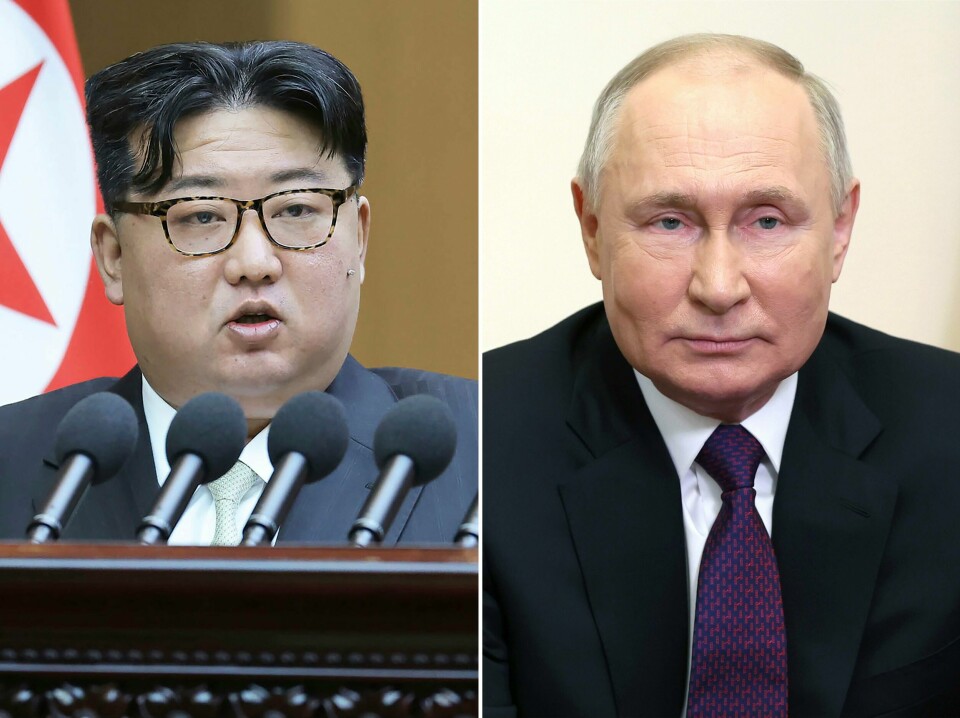 Den russiske presidenten Vladimir Putin har forært Nord-Koras leder Kim Jong-un en russiskprodusert bil til personlig bruk. Den russiske presidenten Vladimir Putin har forært Nord-Koras leder Kim Jong-un en russiskprodusert bil til personlig bruk. Foto: AP / NTB