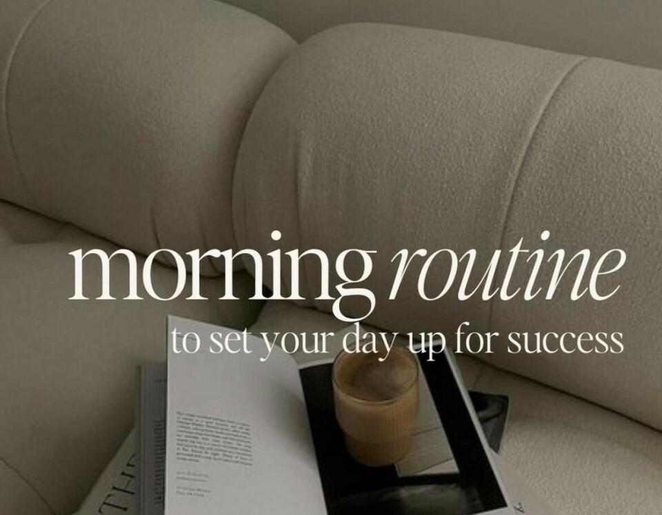 Organiser dagen din for suksess, er grunnbudskapet som gjerne lenkes til knaggene that girl og my morning routine. Skjermdump fra instagram