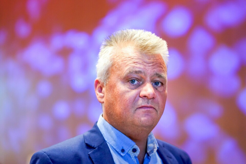 Fellesforbundets leder Jørn Eggum. Fellesforbundets leder Jørn Eggum.