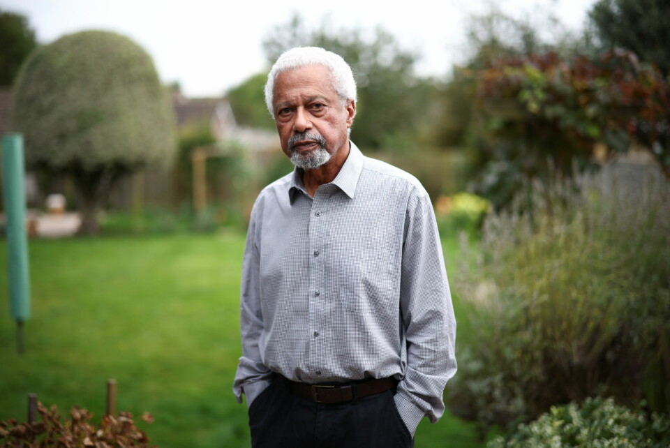 Tanzanian novelist Abdulrazak Gurnah, winner of the 2021 Nobel Prize for Literature, poses at his home in Canterbury, Britain, October 7, 2021. Tanzanian novelist Abdulrazak Gurnah, winner of the 2021 Nobel Prize for Literature, poses at his home in Canterbury, Britain, October 7, 2021. REUTERS/Henry Nicholls