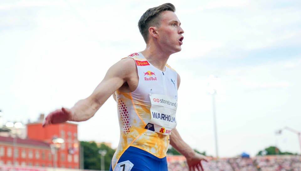 Karsten Warholm løp inn til en supertid torsdag. Karsten Warholm løp inn til en supertid torsdag. Foto: Fredrik Varfjell / NTB