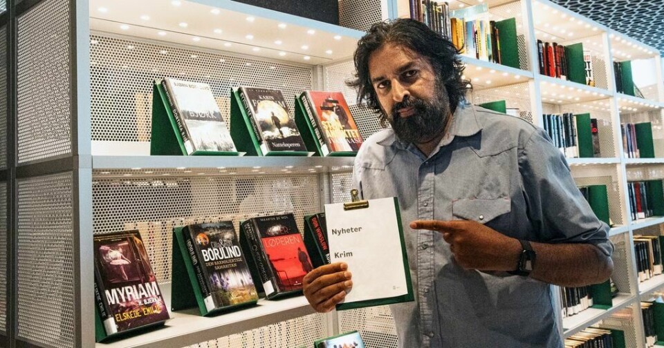 FORFATTER: Zahid Ali trives blant bøker på Deichmanske bibliotek i Bjørvika. FORFATTER: Zahid Ali trives blant bøker på Deichmanske bibliotek i Bjørvika.
