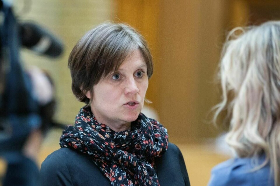 Kjersti Toppe (Sp). Foto: Gorm Kallestad/NTB scanpix