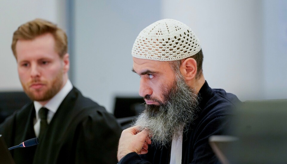 Zaniar Matapour i rettssal 250 i Oslo tinghus første dag av rettssaken. Zaniar Matapour i rettssal 250 i Oslo tinghus. Zaniar Matapour er tiltalt for grov terror etter at han åpnet ild utenfor Per på hjørnet og London pub i Oslo natt til 25. juni 2022.Foto: Lise Åserud / NTB / POOL