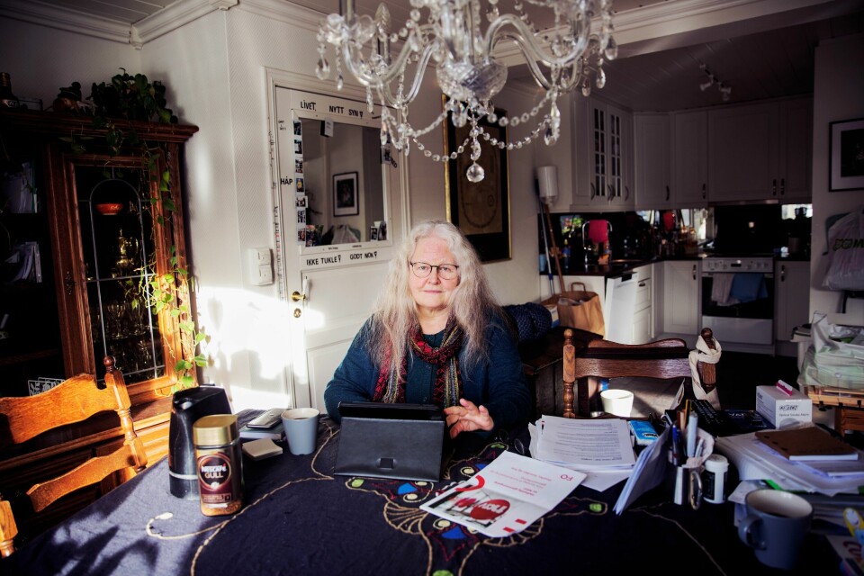 Elisabeth Thoresen, leder for AAP-aksjonen. Elisabeth Thoresen