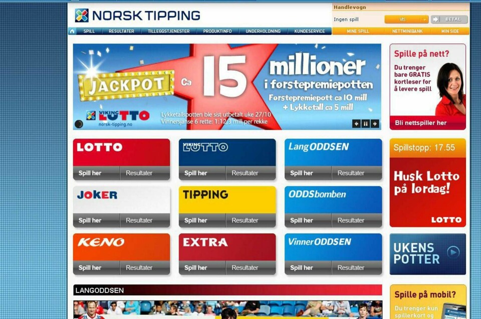 Norsk Tipping ønsker å utvide tilbudet med kasino.