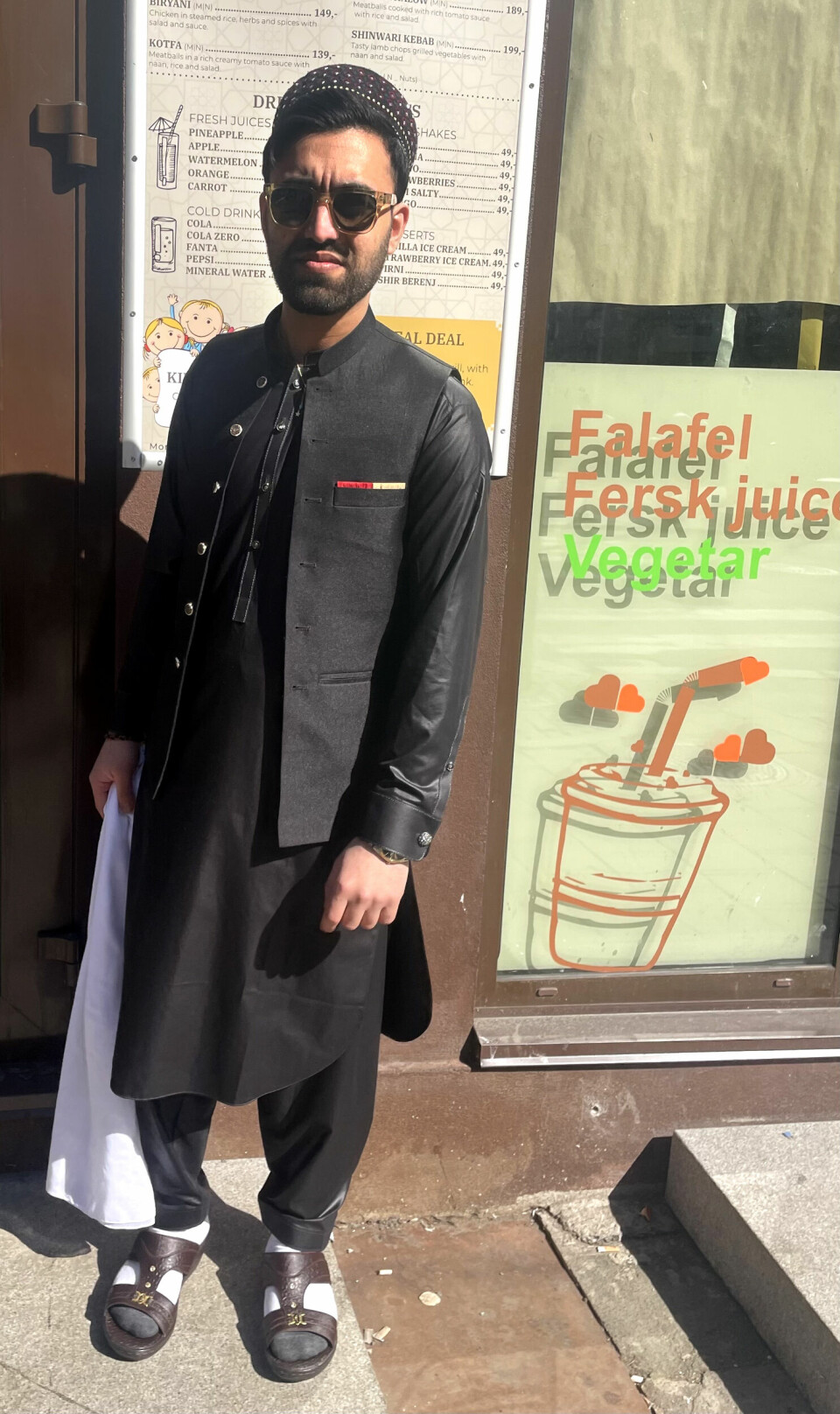 Amrullah (25) sier han føler seg veldig bra etter en måned med Ramadan. Eid