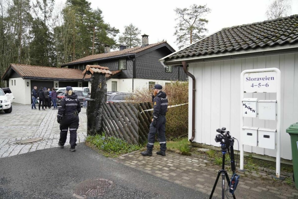 Tirsdag sperret politiet av boligen til Hagen-paret.