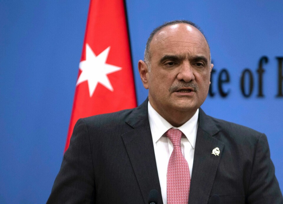 Jordans statsminister Bisher al-Khasawneh går av. Jordans statsminister Bisher al-Khasawneh går av. Foto: AP / NTB