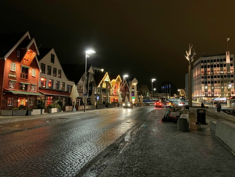 Folketomme gater i Stavanger sentrum. Foto: Haldis Iren Johnsen