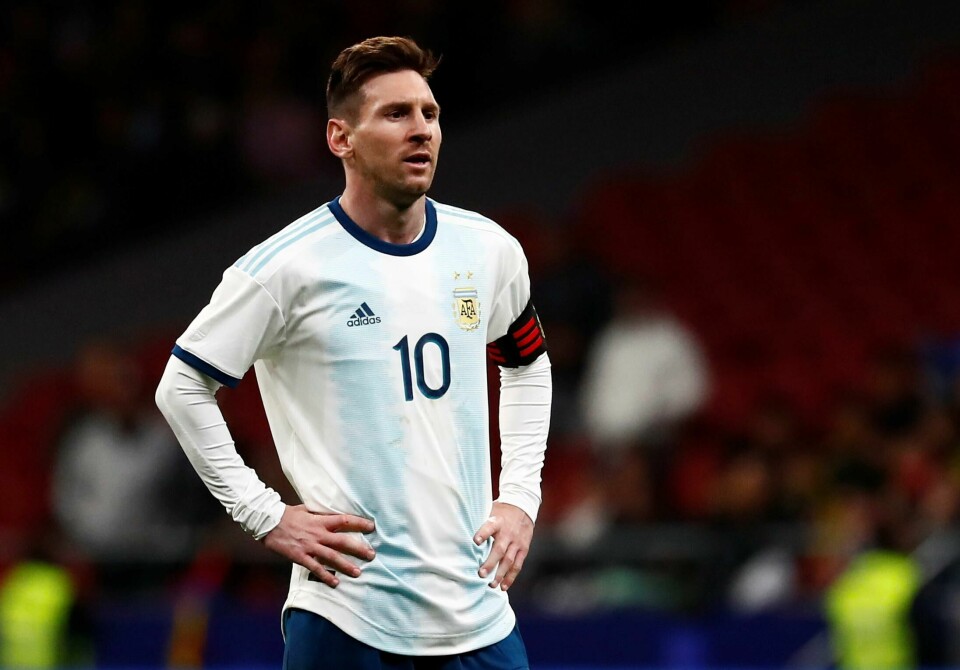 Soccer Football - International Friendly - Argentina v Venezuela - Wanda Metropolitano, Madrid, Spain - March 22, 2019 Argentina's Lionel Messi looks dejected REUTERS/Juan Medina Soccer Football - International Friendly - Argentina v Venezuela - Wanda Metropolitano, Madrid, Spain - March 22, 2019 Argentina's Lionel Messi looks dejected REUTERS/Juan Medina