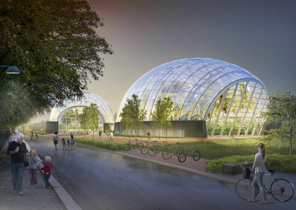 Veksthuset er planlagt til Sirkustomta på Tøyen, rett ved Naturhistorisk Museum. De tre bobleformede byggene skulle etter planen dekke 5000 m2 - like mye som Oslo Spektrums innvendige areal. I dag står det en midlertidig flerbrukshall der, som skal flyttes over til Tøyenbadet innen 2023. Veksthus