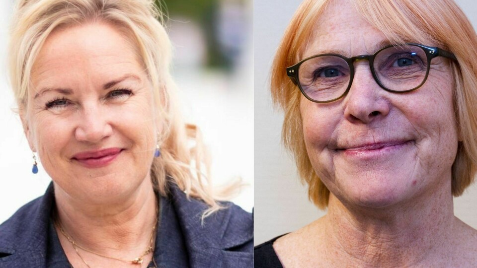 Førsteamanuensis Vibeke Krane og førstelektor Liv Hanson Ausland, Institutt for helse, sosial og velferdsfag ved Universitetet i Sørøst-Norge. Førsteamanuensis Vibeke Krane og førstelektor Liv Hanson Ausland, Institutt for helse, sosial og velferdsfag ved Universitetet i Sørøst-Norge.