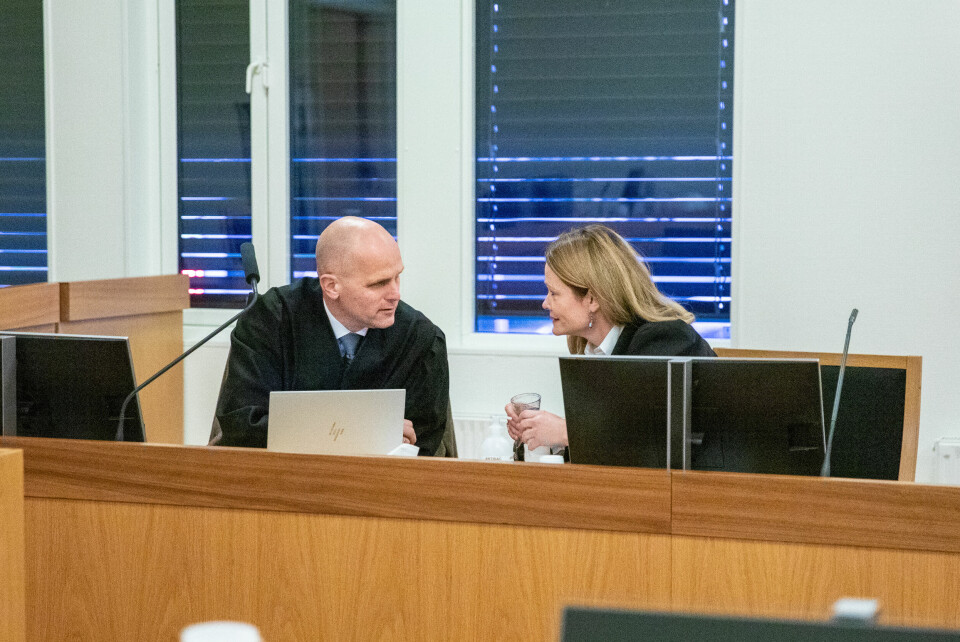 Moss kommune ble forsvart av advokatene Knut Henrik Boehlke og Ingvil Conradi Andersen. Her fra hovedforhandlingene i Søndre Østfold tingrett. Moss kommune forsvares av advokatene Knut Henrik Boehlke og Ingvil Conradi Andersen under rettssaken i Søndre Østfold tingrett.
