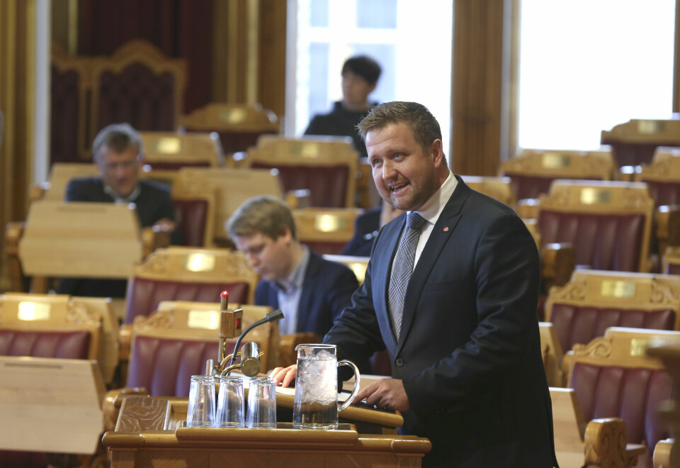 Statssekretær i arbeids- og sosialdepartementet Truls Wickholm (Ap). Statssekretær i arbeids- og sosialdepartementet Truls Wickholm (Ap).