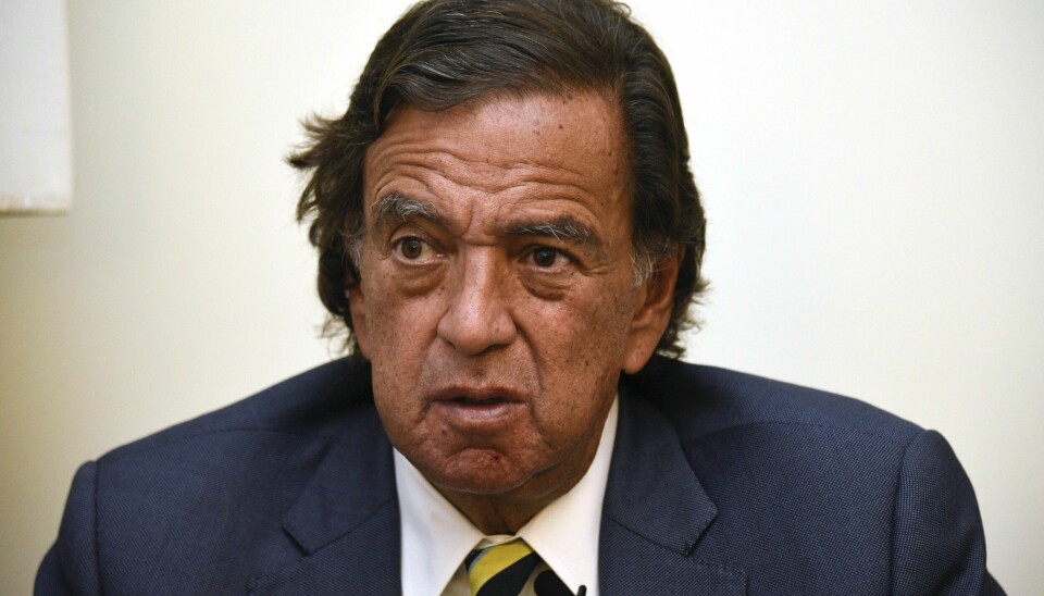USAs tidligere FN-ambassadør Bill Richardson opplyser at Danny Fenster er fri. USAs tidligere FN-ambassadør Bill Richardson opplyser at Danny Fenster er fri. Foto: Thet Htoo / AP / NTB