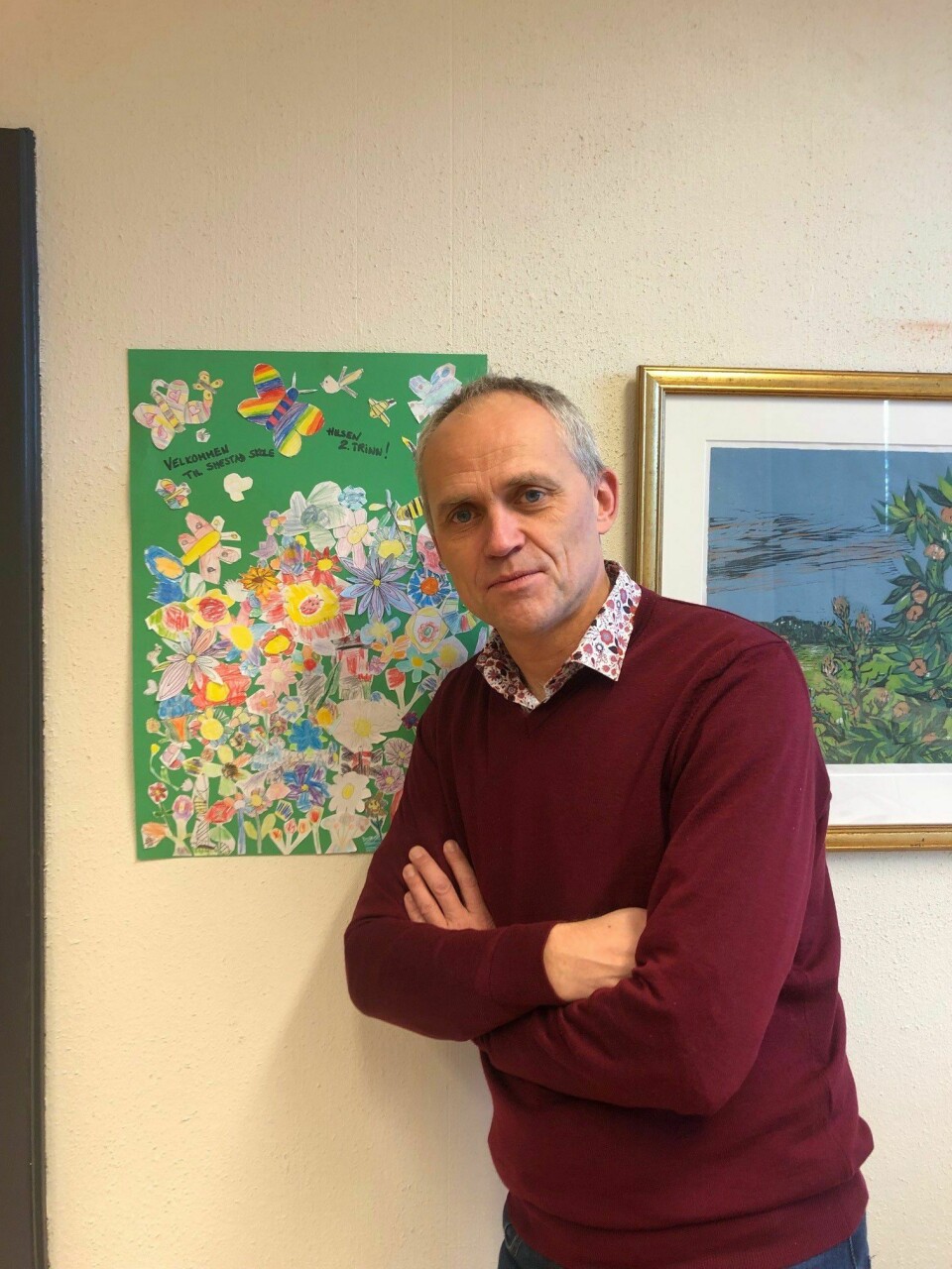 Rektor ved Smestad skole, Anton Rygg. Rektor ved Smestad skole, Anton Rygg.