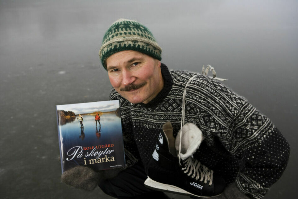 Rolf Utgård, skøytebokforfatter. Rolf Utgård