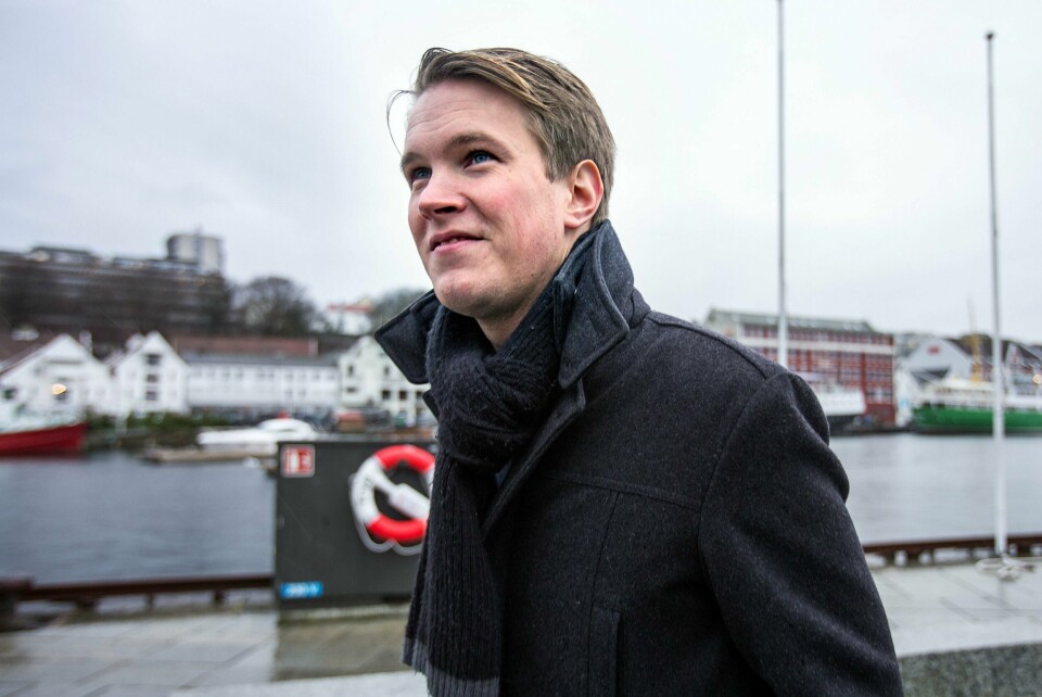 Stortingsrepresentant Torstein Tvedt Solberg (Ap) er spent på regjeringens 2017-budsjett som legges fram i dag. FOTO: FREDRIK BJERKNES