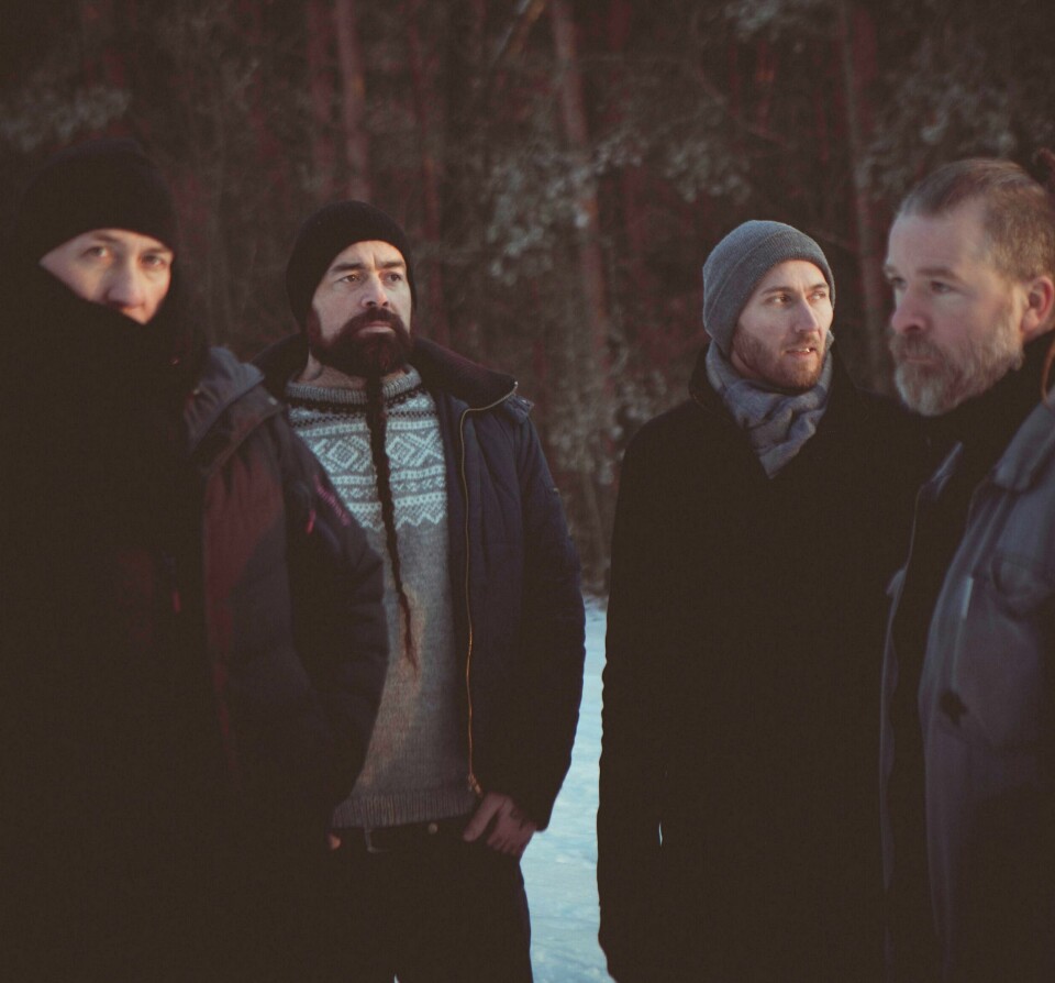 Ulver ser i stadig nye retninger, vokalist Kristoffer Rygg nr. to f.v.