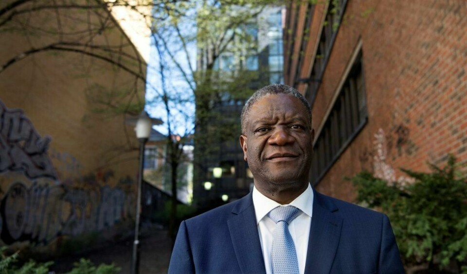 – Verden har trukket en rød linje ved bruk av kjemiske våpen. Hvorfor skjer ikke det samme ved den systematiske bruken av voldtekt som et våpen i krig? spør dr. Denis Mukwege, som nylig var i Norge for å snakke om behovet for at verdenssamfunnet tar problemet på alvor.