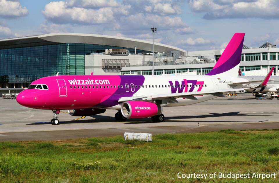 Wizz Air oppretter direkterute fra Stavanger til Budapest. Foto: Wizz Air