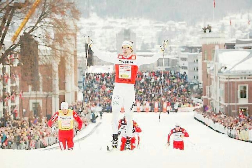 Kommunen krever at arrangørene av verdenscupen i sprint i Drammen tenker nytt. FOTO: ERLEND AAS/NTB SCANPIX