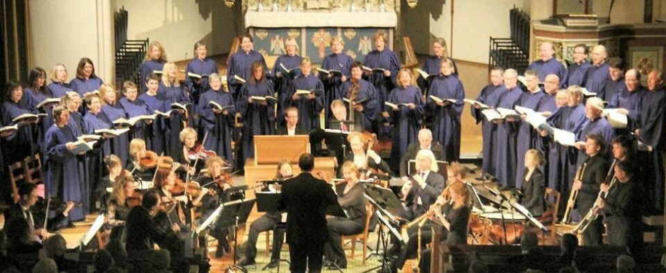 Juleoratoriet av Bach i en fullsatt Domkirke
