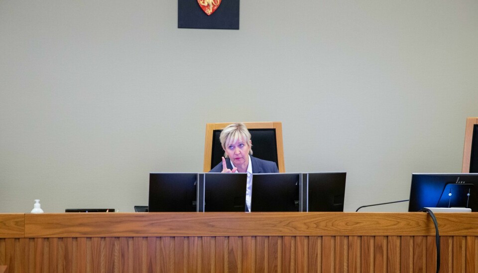 Dommer Wenche Flavik rett før hovedforhandlingene av drapssaken i Moss tinghus. Dommen mot mannen var enstemmig. Dommer Wenche Flavik under hovedforhandlingene av drapssaken i Moss tinghus. Dommen mot mannen var enstemmig.